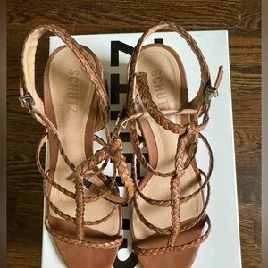 Schutz Block Heel Sandals